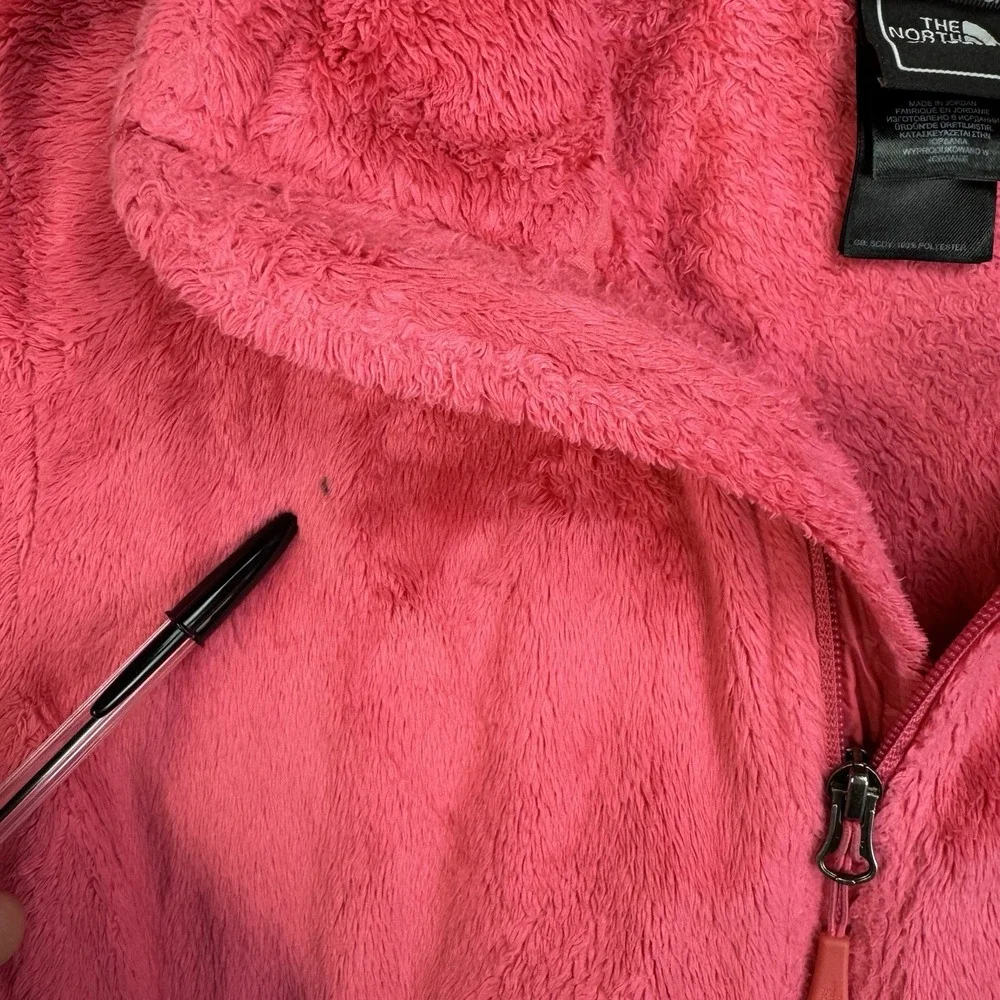 The North Face Osito 2 Fleece Jacket Women Medium‎ Pink Full Zip Soft Plush - Picture 9 of 13